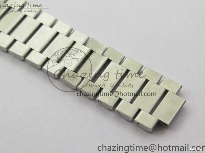 MiroTime 0309 SmoothTexture Day-Date 36mm 128239 SS Crystal BP Best Edition Black MOP Crystal Marker Dial on SS President Bracelet A 2681